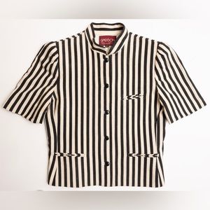 Sasson vintage short sleeve blazer/ jacket